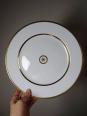 3 Assiettes plates en porcelaine Bernardaud Limoges modèle Sparte vintage | Puces Privées