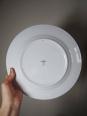 3 Assiettes plates en porcelaine Bernardaud Limoges modèle Sparte vintage | Puces Privées
