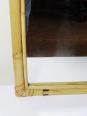 Grand miroir mural arche en bambou Italien, style Riviera, années 50-60 | Puces Privées