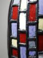 Grand vase moderniste en céramique d'art émaillée noire vintage années 50-70 | Puces Privées