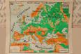 Carte scolaire Europe politique et reliefs des sols | Puces Privées