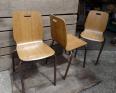 6 chaises design italien en bois courbé, Chaises - tabourets, Sièges | Puces Privées