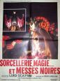Sorcellerie magie  et messes noires,affiche de cinéma originale de 1969 | Puces Privées