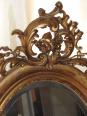 Miroir encadrement doré époque Napoléon III | Puces Privées