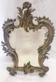 Miroir de toilette style Louis XV en bronze | Puces Privées