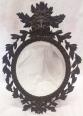 Ancien miroir de toilette Victorien en bronze XIXème | Puces Privées