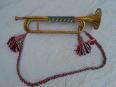 trompette de cavalerie francaise et son cordon | Puces Privées