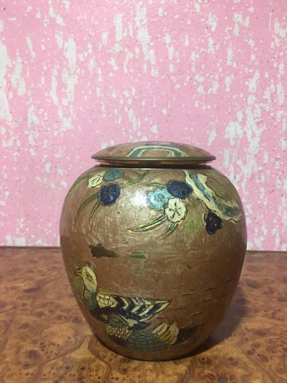 vase de cuivre ( made india) | Puces Privées