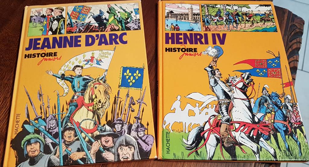 JEANNE D ARC et HENRY IV HISTOIRE JUNIORS HACHETTE | Puces Privées