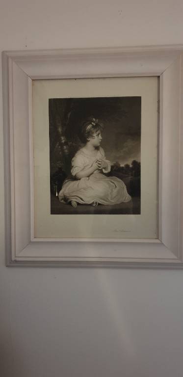 Gravure Anglaise de 1820 - Miss Bowles | Puces Privées