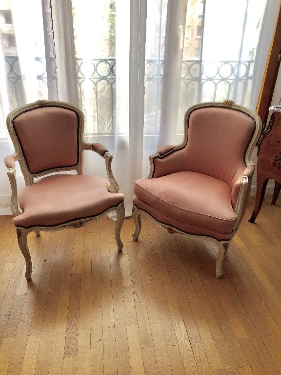 Paire de fauteuils style Louis XV | Puces Privées