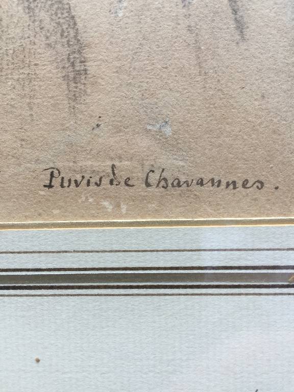 Puvis de Chavannes - dessin | Puces Privées