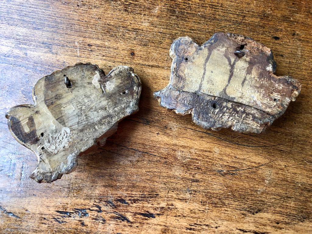paire de Putti bois ancien | Puces Privées
