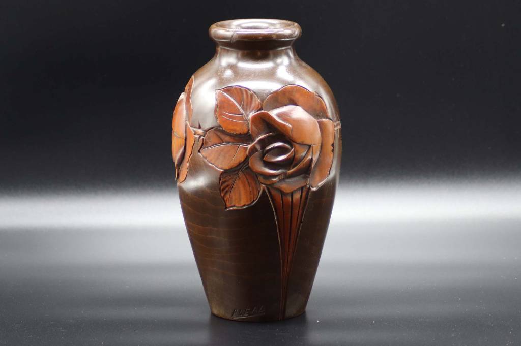 Vase en Bois | Puces Privées