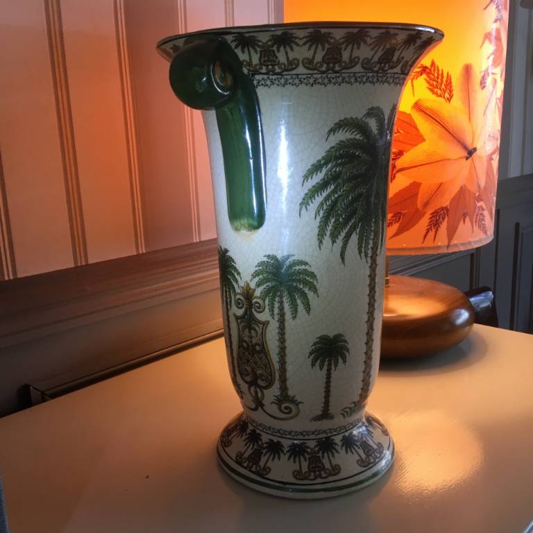 Vase style - Orientalisme - les Palmiers | Puces Privées