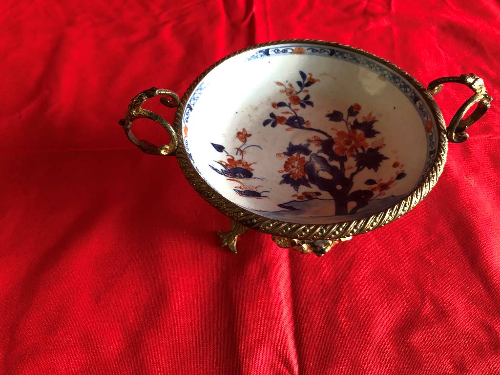 Coupelle  imari montée bronze | Puces Privées