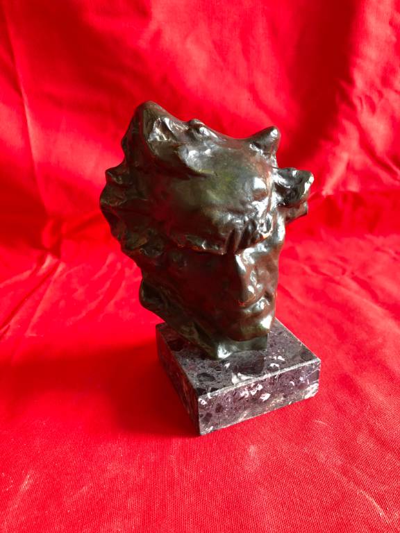bronze tête d'homme | Puces Privées
