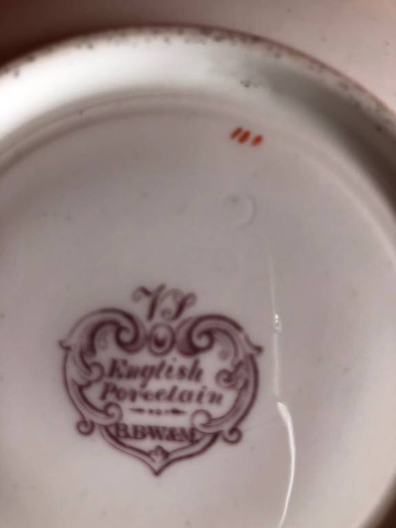 Tasse et sous tasse en porcelaine anglaise | Puces Privées
