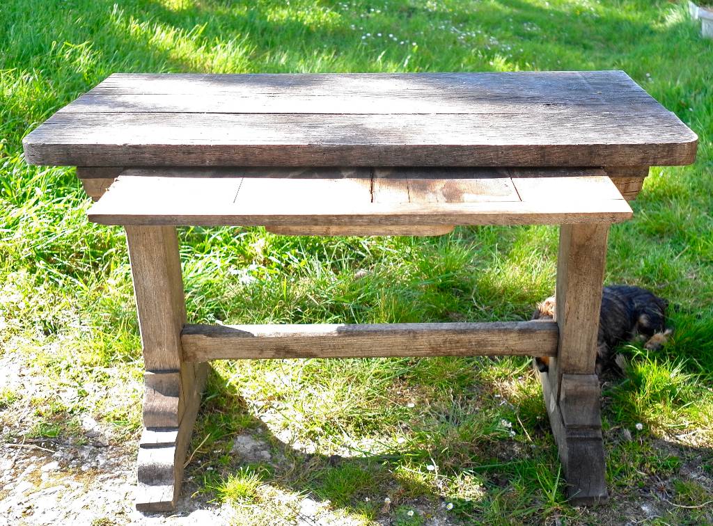 Table rustique en chêne | Puces Privées