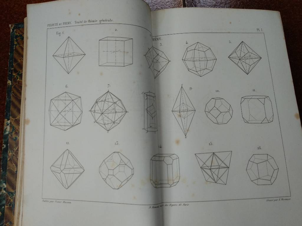 Traité de chimie par J. PELOUZE et E. FREMY DEUXIÈME EDITION 1855 | Puces Privées