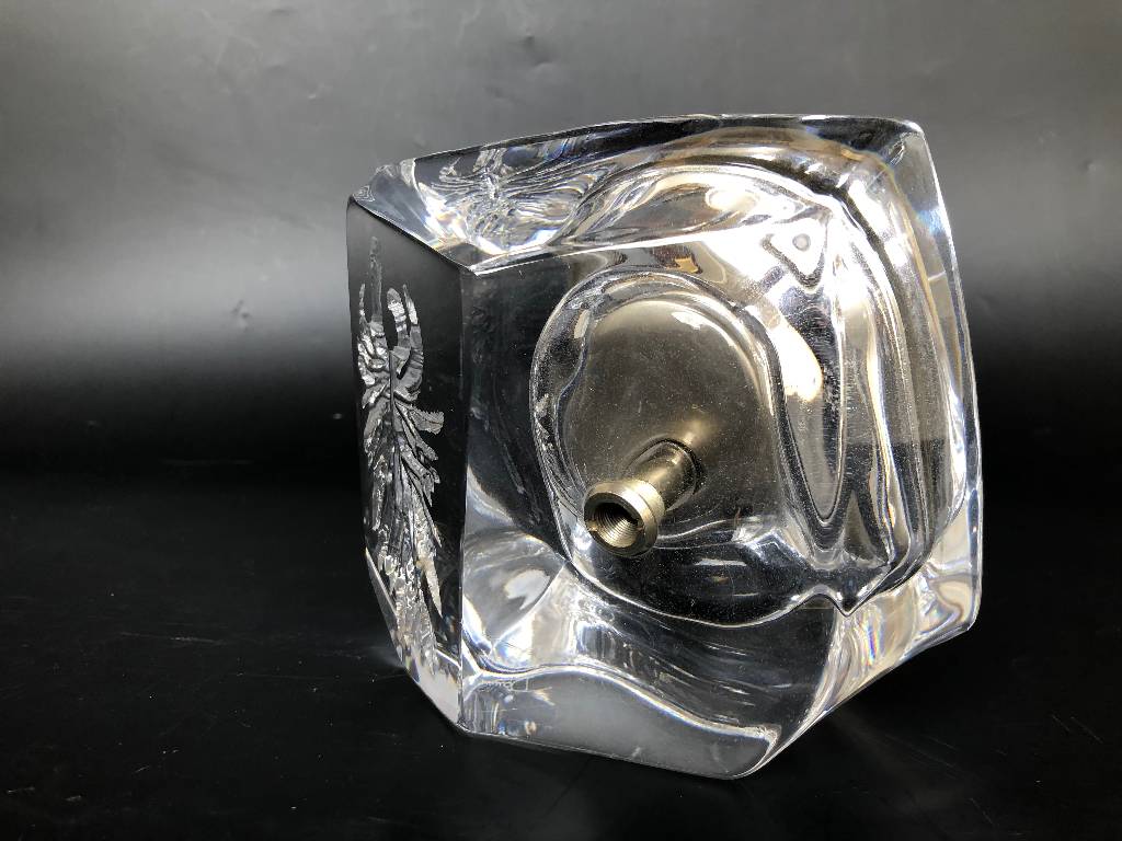 Ancienne pendulette Daum en cristal | Puces Privées