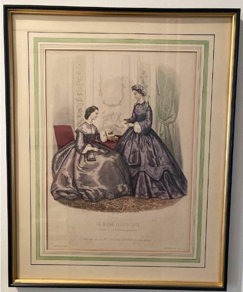 3 gravures la mode illustrée 1862 | Puces Privées