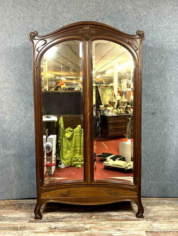 Dans l'esprit d'Alexandre Charpentier (1856-1909) muséale bibliothèque époque Art Nouveau | Puces Privées