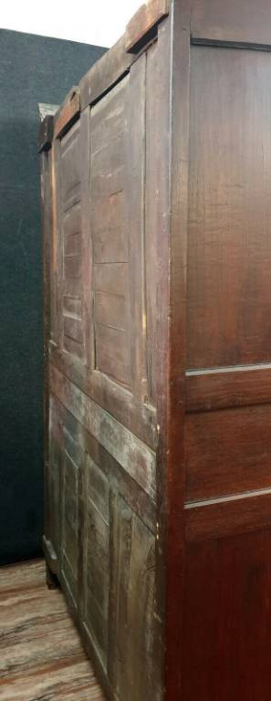 Superbe armoire de Mariage Normande époque Louis XV en chêne patiné | Puces Privées