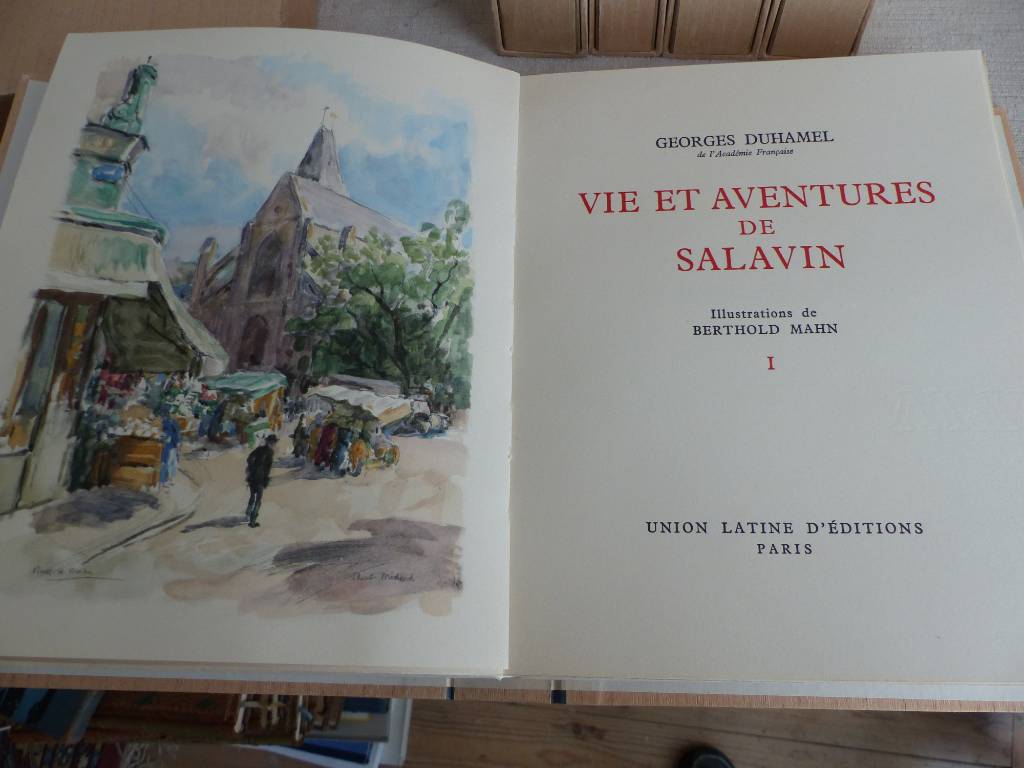 No - 447 - Georges Duhamel - Vie et aventures de Salavin  - Illustrations de Berthold Mahn | Puces Privées