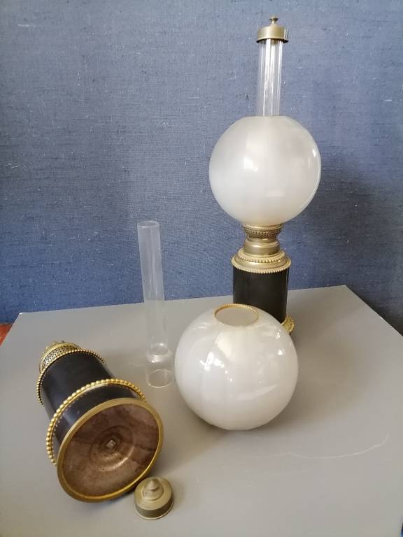 Paire de lampe napoléon III époque XIX -ème | Puces Privées