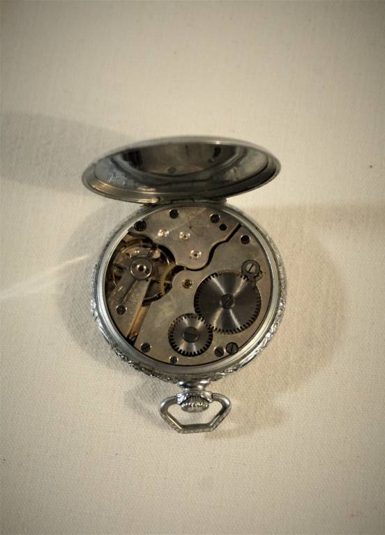 Montre à Gousset Dahlia Horlogerie circa 1945-1950 | Puces Privées