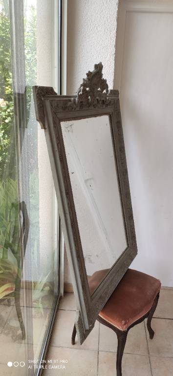 Miroir en bois sculpté | Puces Privées