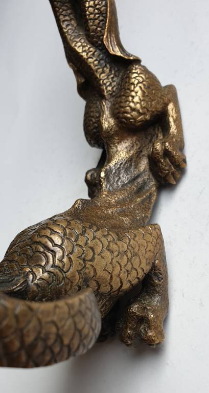 porte manteau chimère serpent bronze | Puces Privées