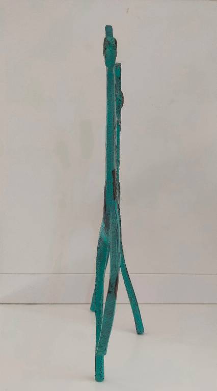 Statue vintage en laiton Cheval étrusque Grèce style Frederick Weinberg | Puces Privées