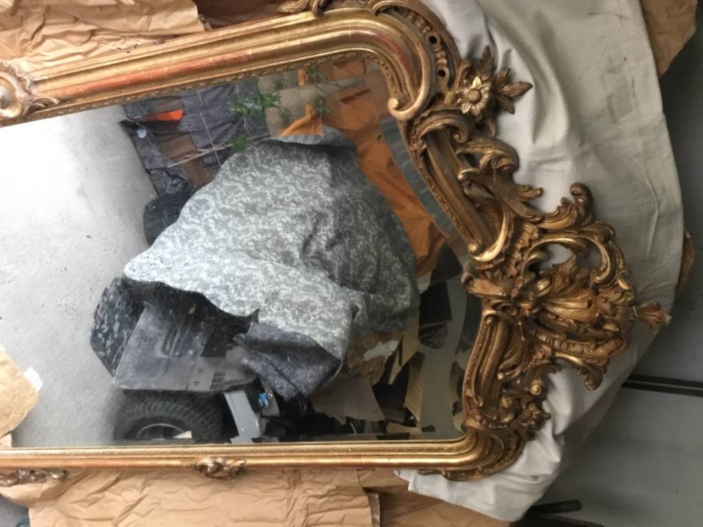 Grand miroir XIX | Puces Privées