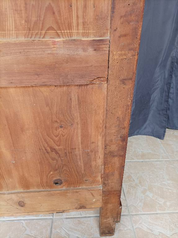 Secrétaire Restauration en noyer et ronce de noyer | Puces Privées