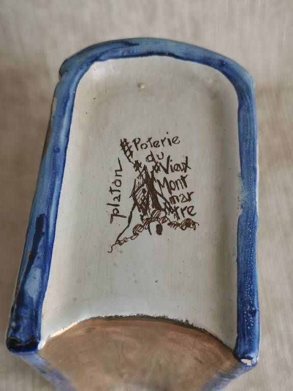 No - 522 -  Platon ARGYRIADES 1888 - 1968 , vase à l'imitation d'un livre | Puces Privées