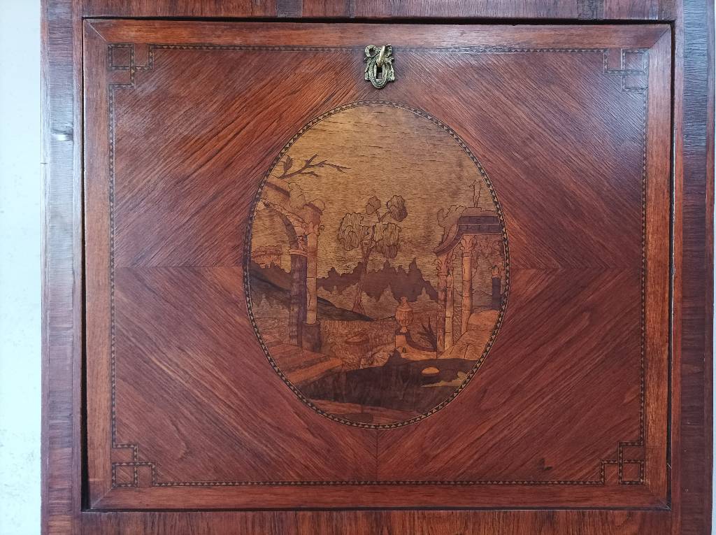Secrétaire Louis XVI en bois marqueté | Puces Privées