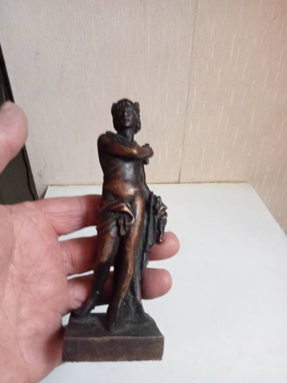 reproduction en bronze de Mercure D'après L'oeuvre de Anguier hauteur 14,5 cm | Puces Privées
