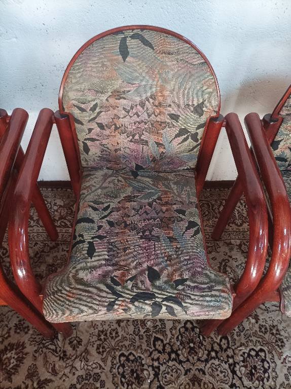 Suite de 4 chaises vintage 1960 Baumann | Puces Privées