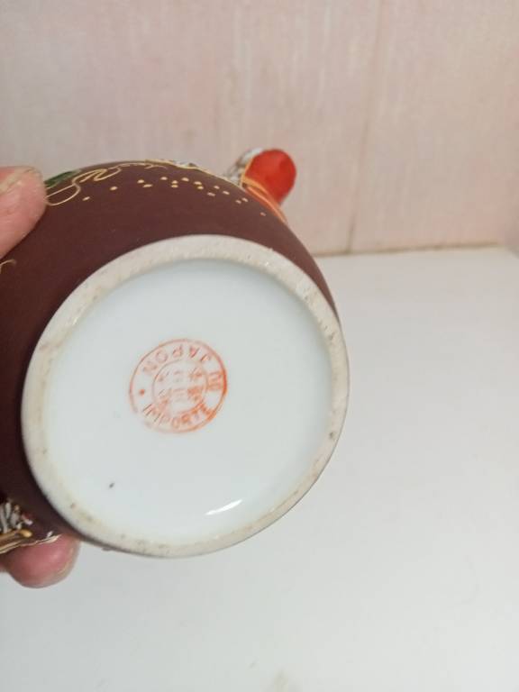 théière en porcelaine de chine XIXème hauteur 13 cm x 14 cm | Puces Privées
