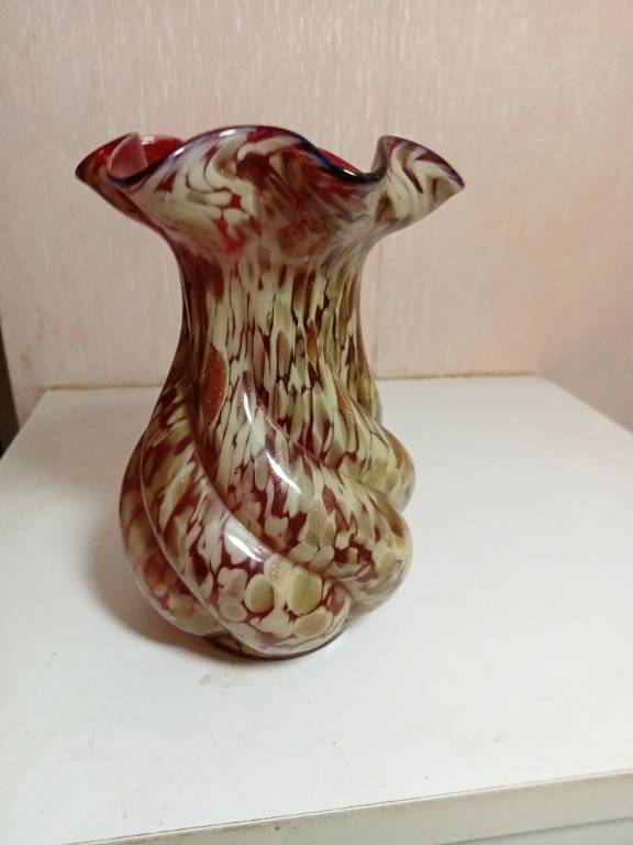 Vase ancien de clichy hauteur 15 cm x 10 cm | Puces Privées