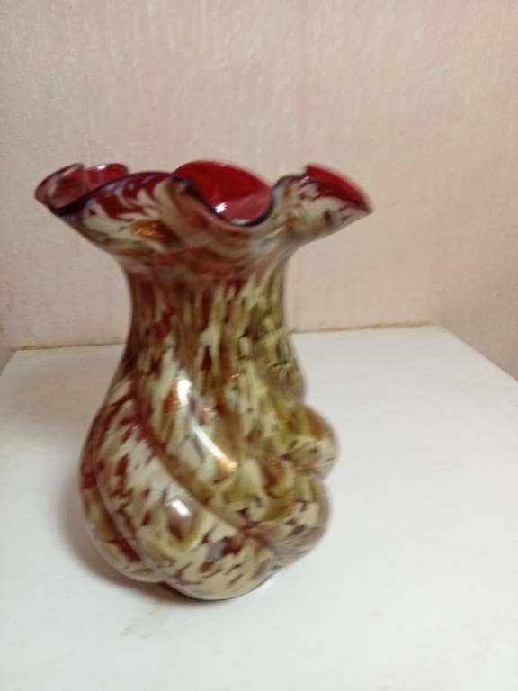 Vase ancien de clichy hauteur 15 cm x 10 cm | Puces Privées