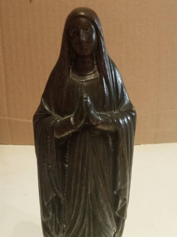 statuette en régule religieux signé DSR du XIXème hauteur 19,5 cm | Puces Privées