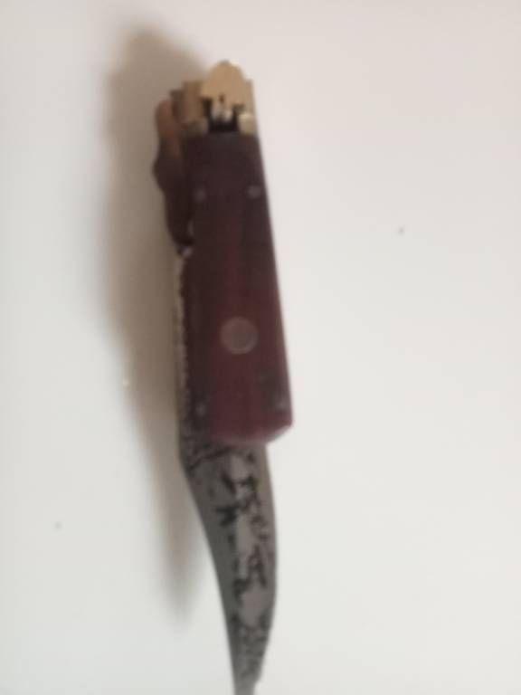 couteau ancien lame de 15 cm l'ensemble 27cm | Puces Privées