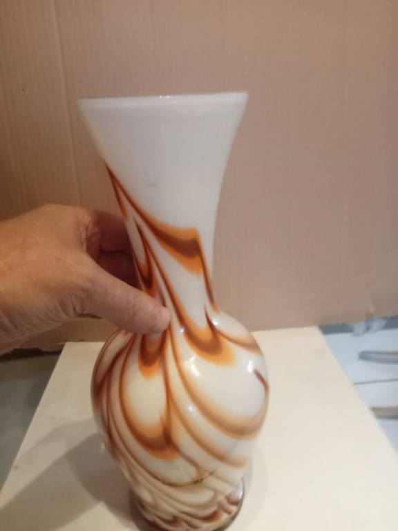 vase ancien  hauteur 31 cm diamètre 12 cm | Puces Privées