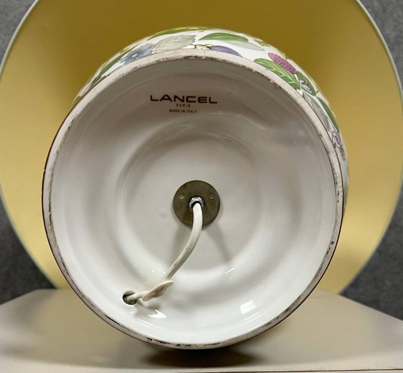 Lancel Paris : le luxe a la Française pour cette énorme lampe vintage circa 1980 | Puces Privées