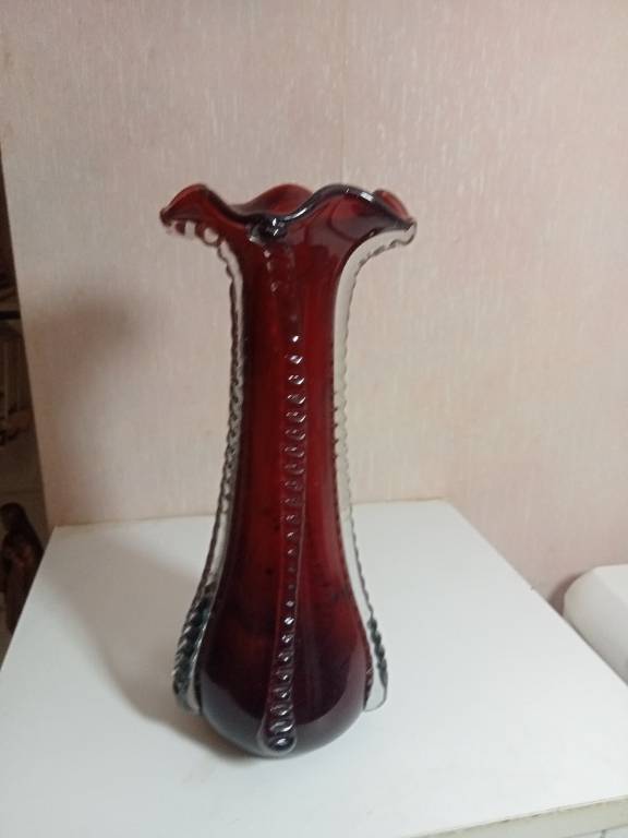 vase ancien hauteur 26 cm diamètre 11 cm | Puces Privées
