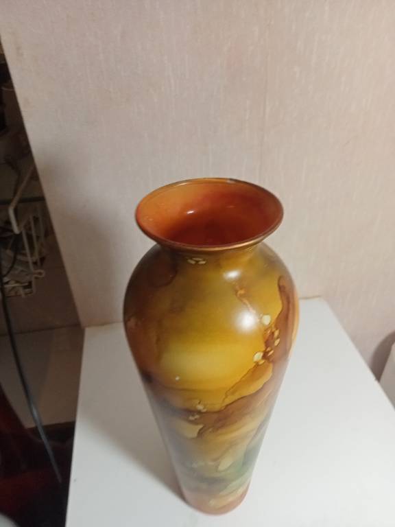vase ancien hauteur 30 cm diamètre 11 cm | Puces Privées