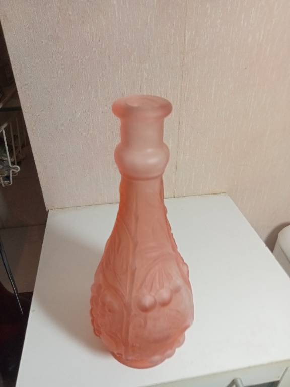 vase ancien glycine hauteur 27,5 cm diamètre 11 cm | Puces Privées